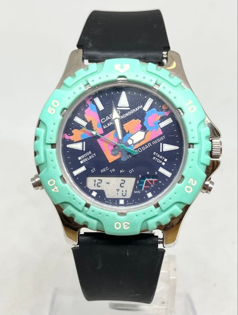 CASIO アラーム クロノグラフ カジキダイバー　腕時計 AD-726