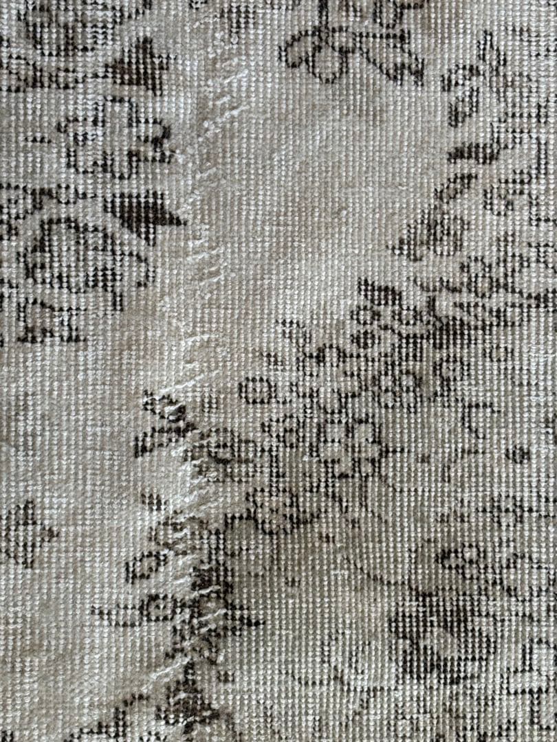 ヴィンテージラグ　トルコ　アナトリア　ウォッシュ　ベージュオーバーダイ