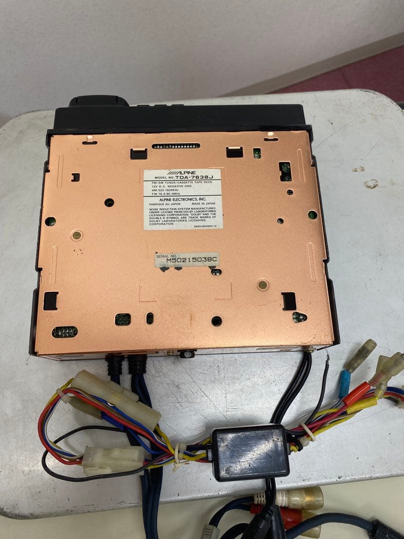 ALPINE　TDA-7638J　銅メッキシャーシ　juba 希少　アンプレス