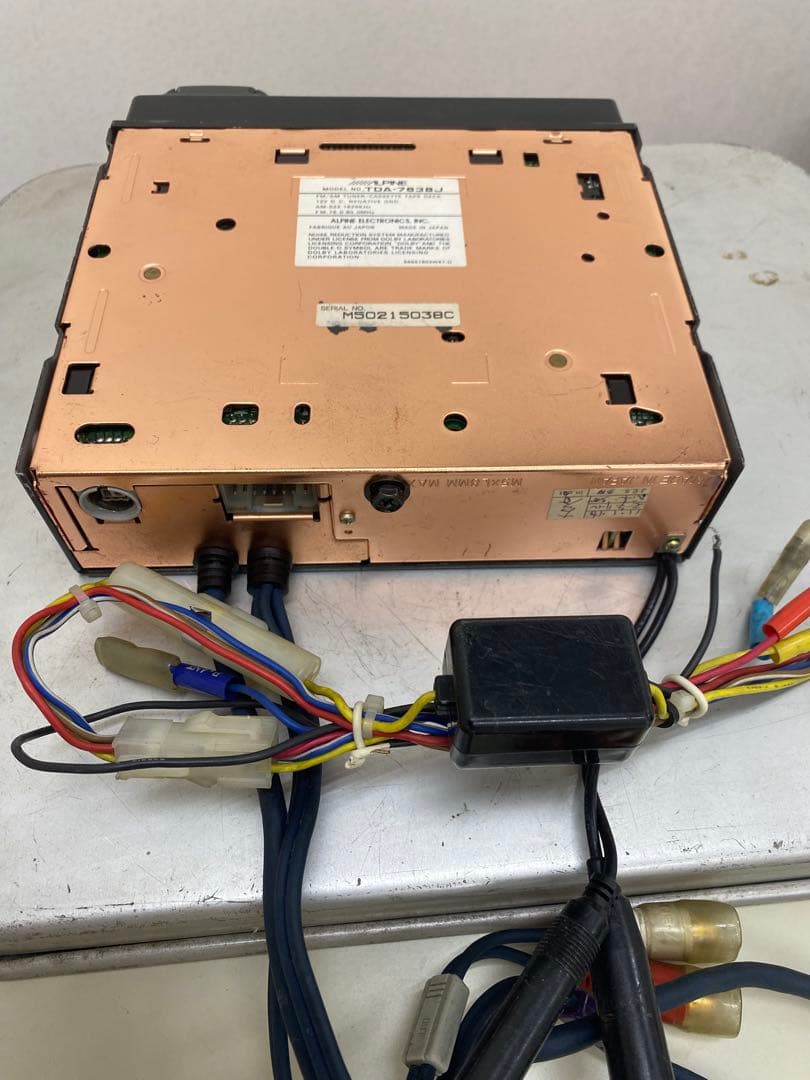 ALPINE　TDA-7638J　銅メッキシャーシ　juba 希少　アンプレス