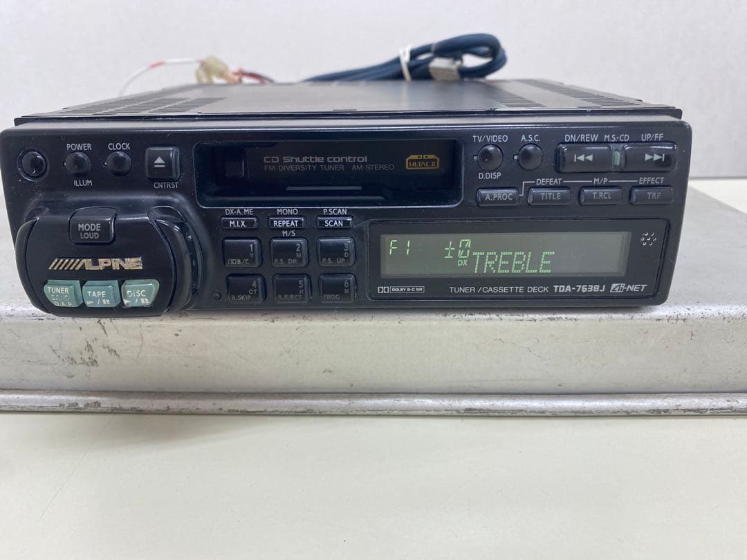 ALPINE　TDA-7638J　銅メッキシャーシ　juba 希少　アンプレス