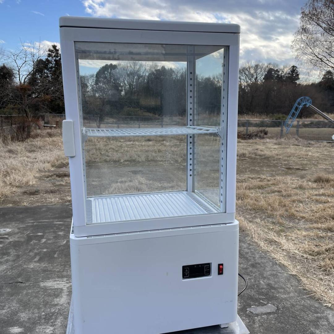 卓上型冷蔵　ショーケース　ホワイト HJR-FG60SWT 　XZ 3556