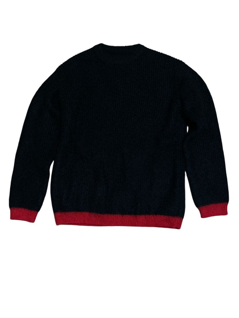 ユニフォームエクスペリメント　モヘア　ニットセーター　ブラック　メンズ　Ｌ相当