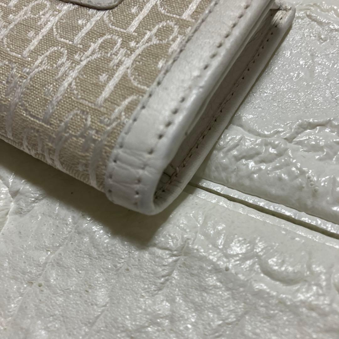 DIOR 名刺入れ　カードケース　ホワイト　プレートロゴ