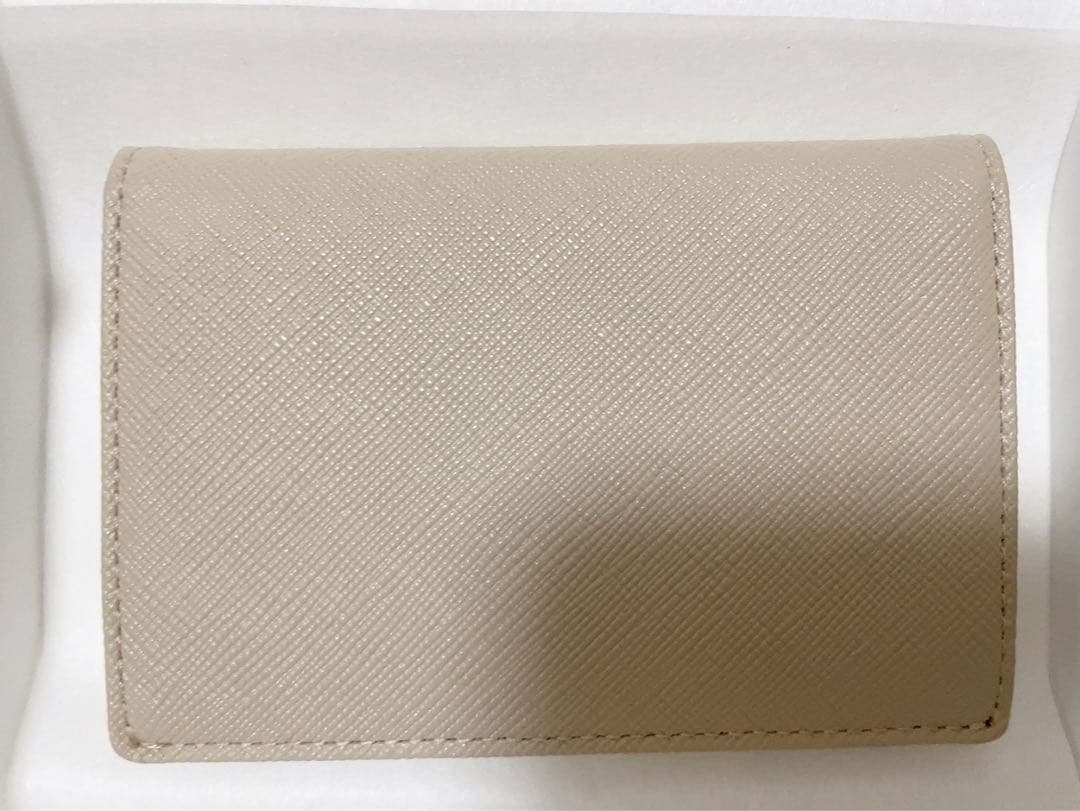 アニエスベー 名刺入れ ベージュ