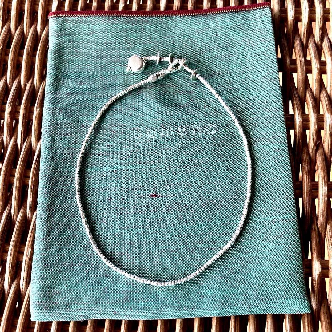 semeno セメノ✴︎シルバー ビーズ アンクレット