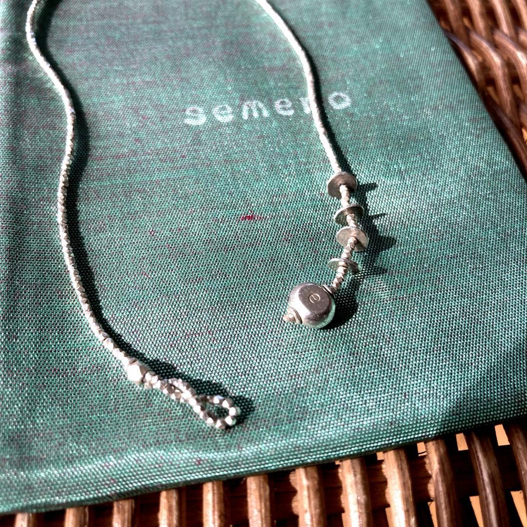 semeno セメノ✴︎シルバー ビーズ アンクレット