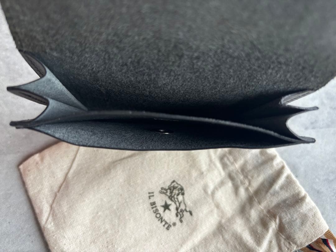 新品　イルビゾンテ　カードケース　名刺入れ　ブラック