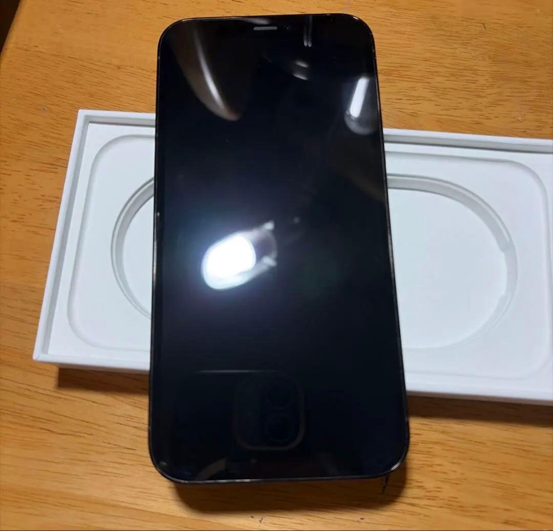 iPhone 12 Pro ブルー 128GB（ケーブル・カバー付き）