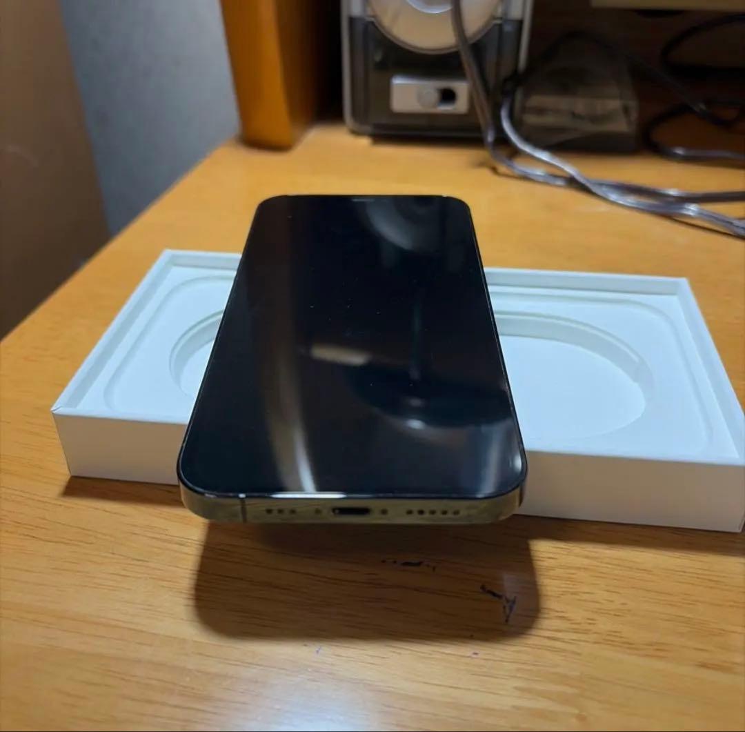 iPhone 12 Pro ブルー 128GB（ケーブル・カバー付き）