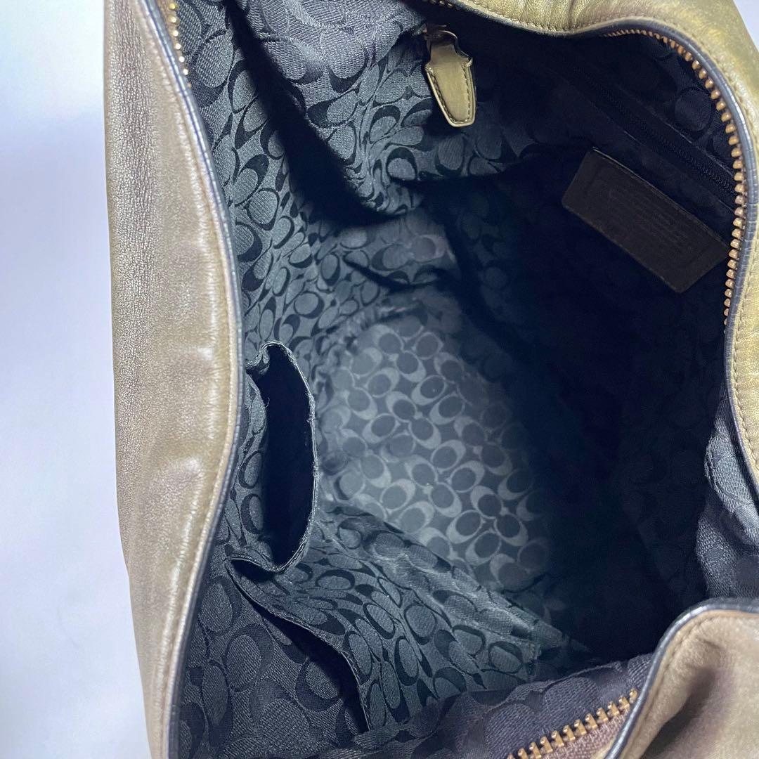 COACH オールドコーチ ショルダーバッグ バケツ型 レザー ヴィンテージ