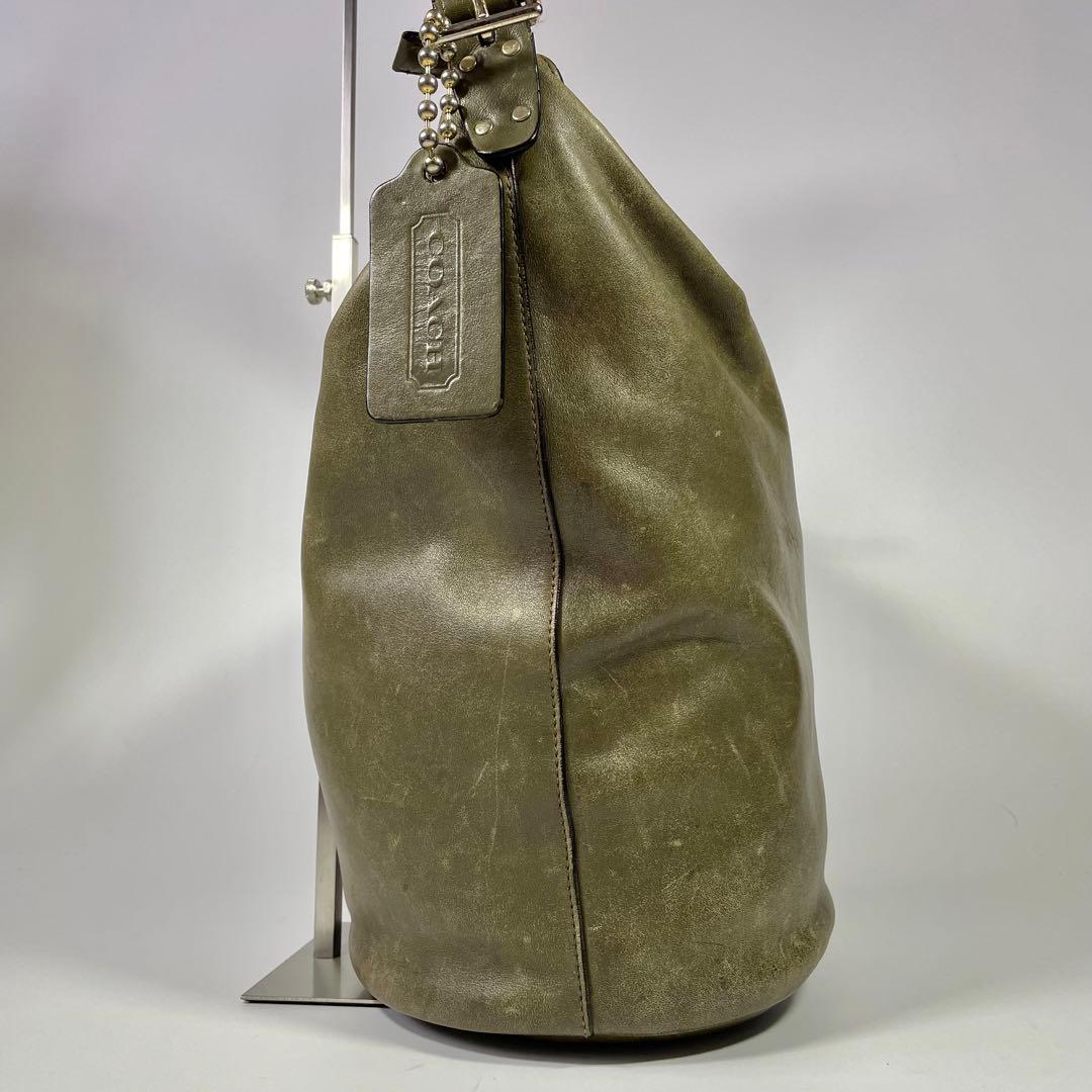 COACH オールドコーチ ショルダーバッグ バケツ型 レザー ヴィンテージ