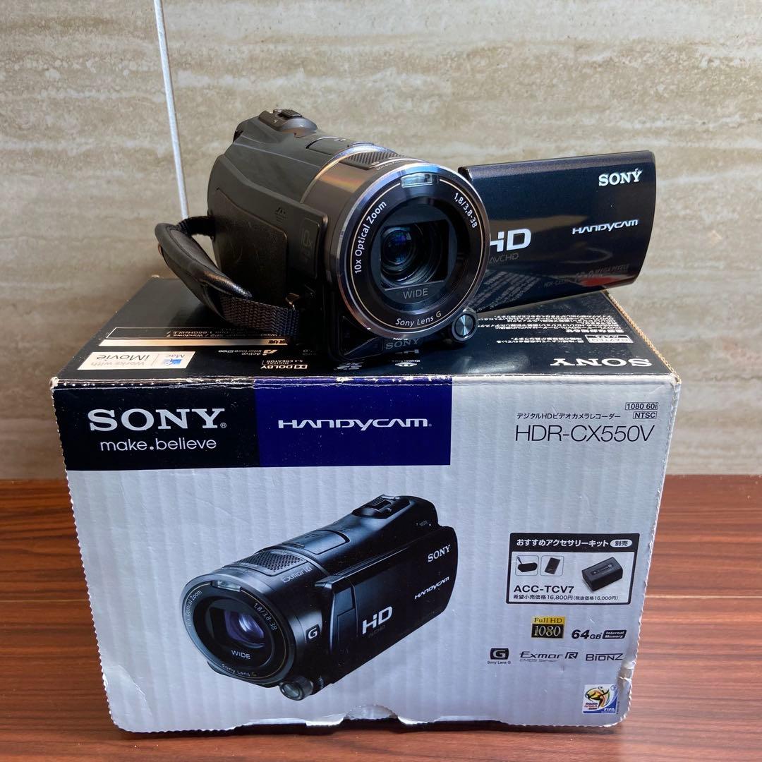 SONY HDR-CX550V ビデオカメラ ほぼ新品 4296