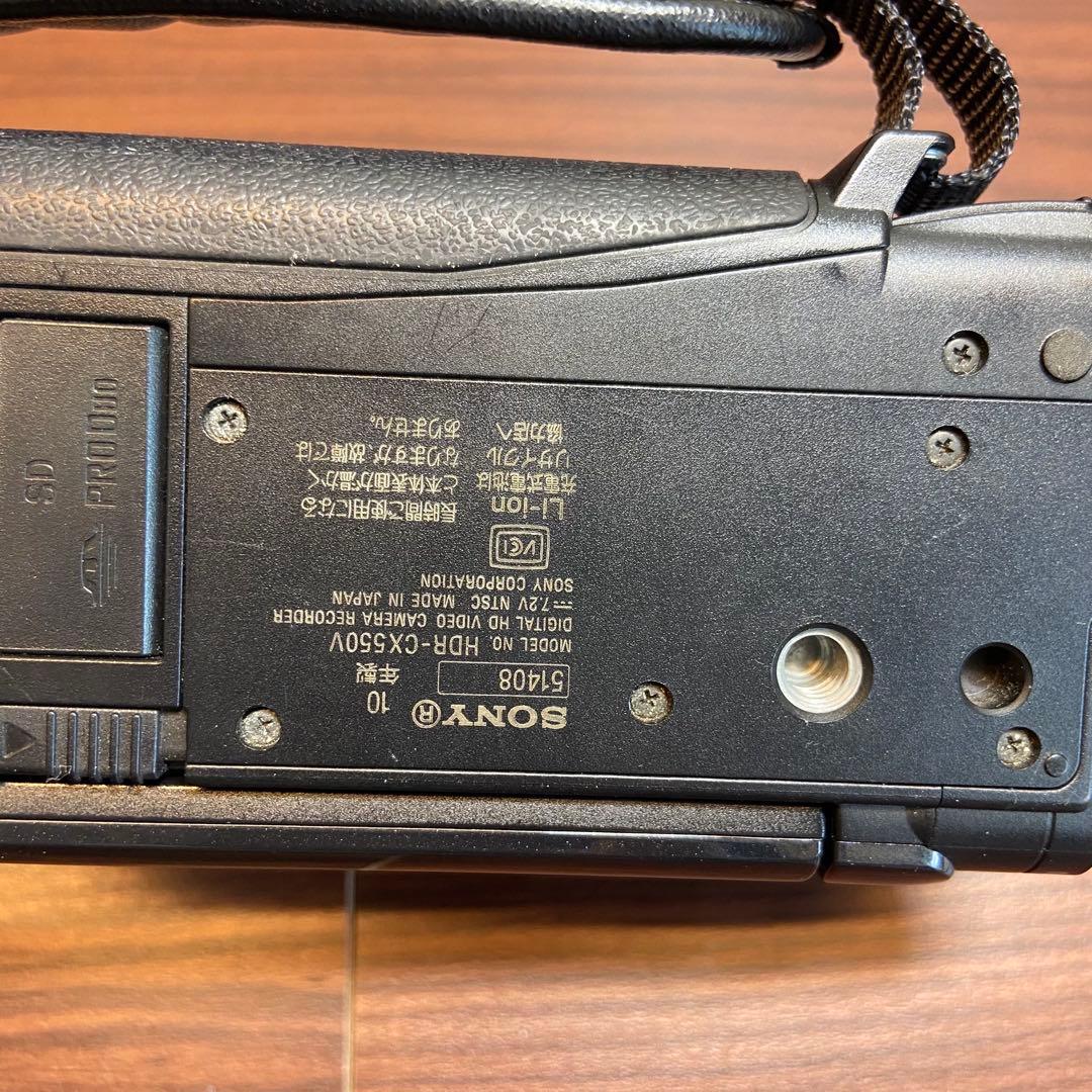 SONY HDR-CX550V ビデオカメラ ほぼ新品 4296