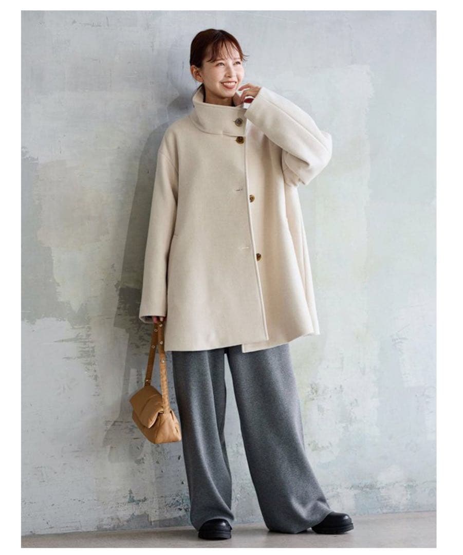 JOURNAL STANDARD スーパー140ハイネックテントコート 24AW