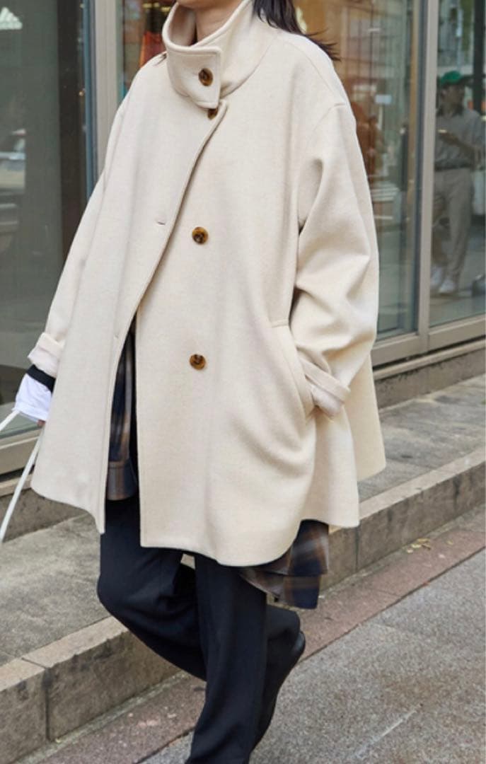 JOURNAL STANDARD スーパー140ハイネックテントコート 24AW