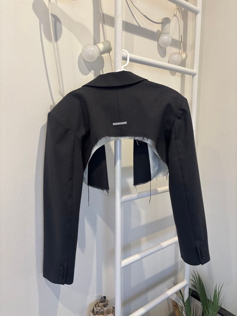 PRANK PROJECT ブラック クロップドテーラードジャケット