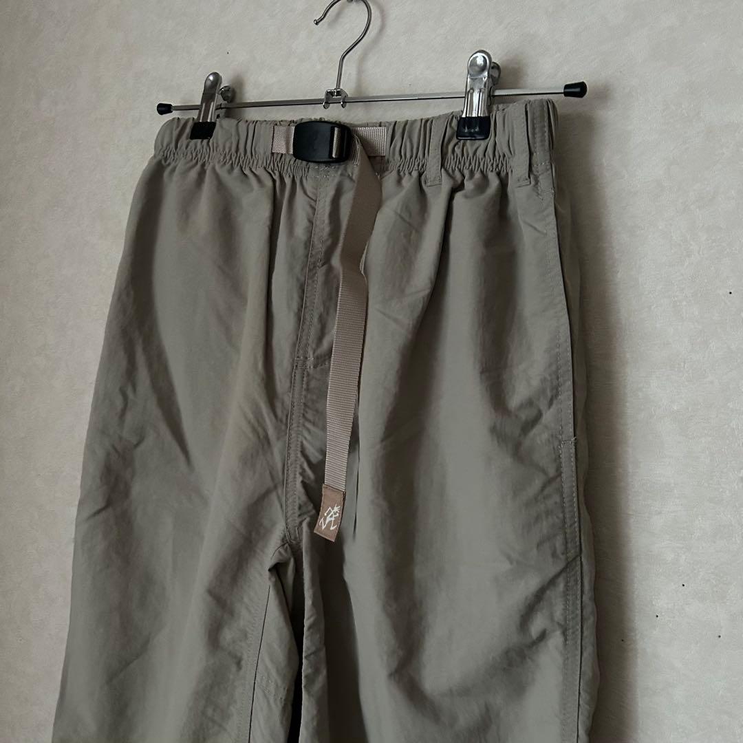 【美品】GRAMICCI グラミチ　ナイロンパンツ　グレー　サイズフリー