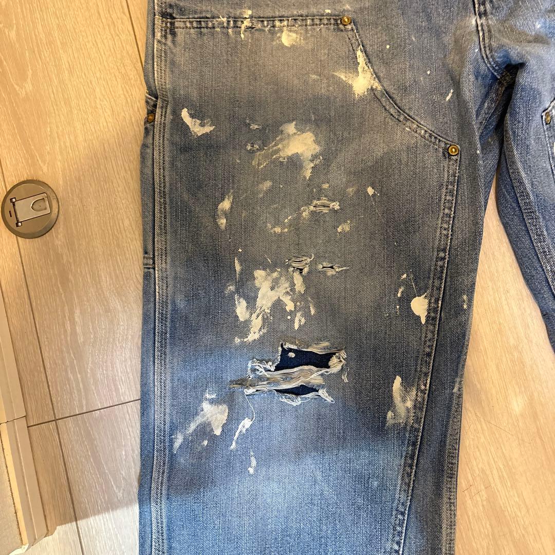 カーハントダブルニーペインタージーンズW36