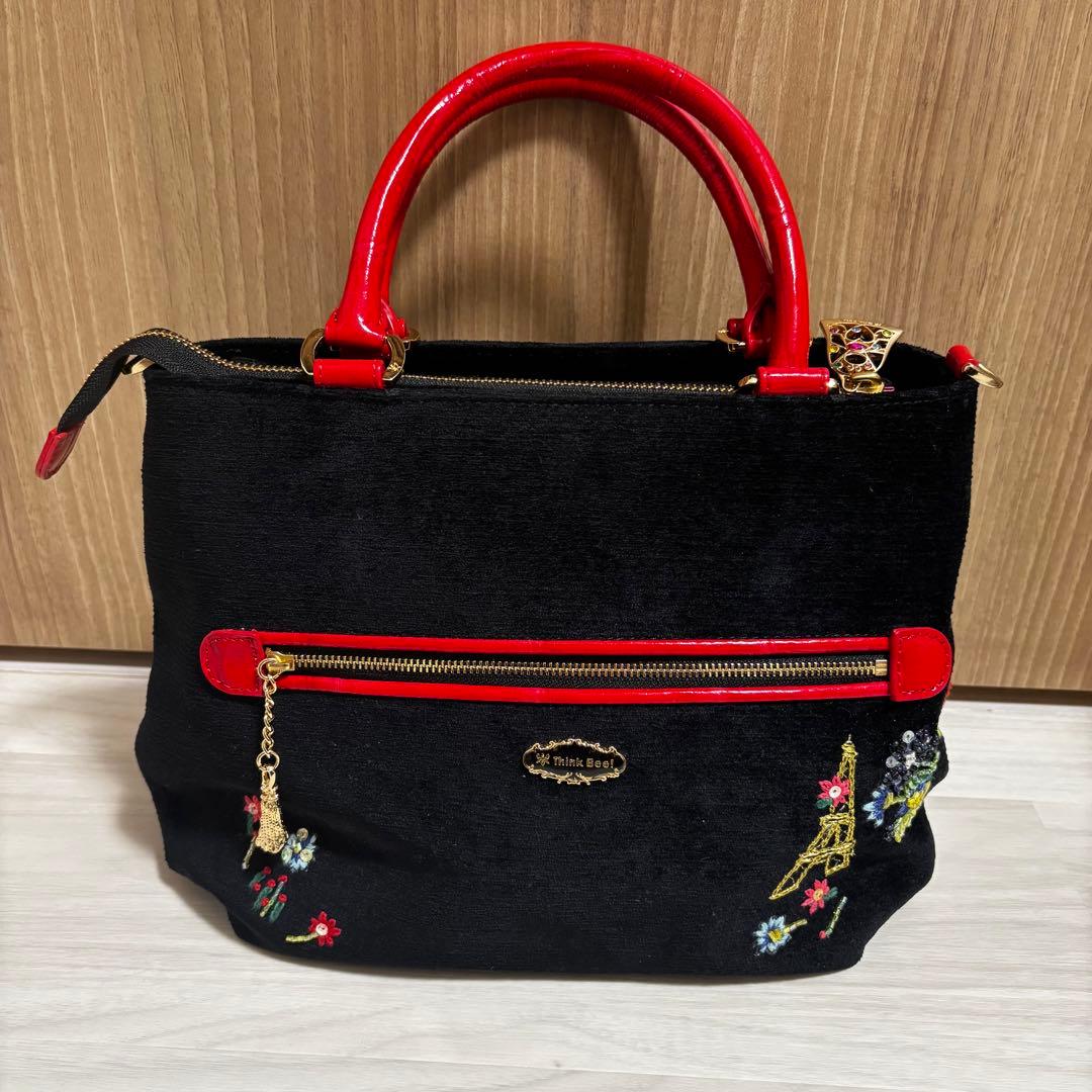 エッフェル・ブルゴーニュ　ミニトートバッグ/ Think Bee!