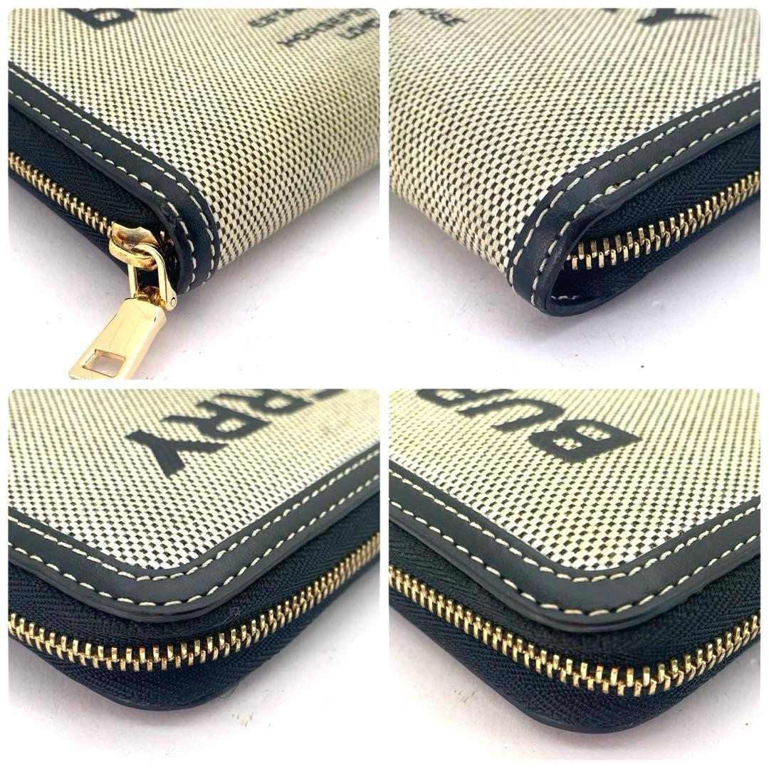 BURBERRY バーバリー ホースフェリープリント ラウンドジップ長財布