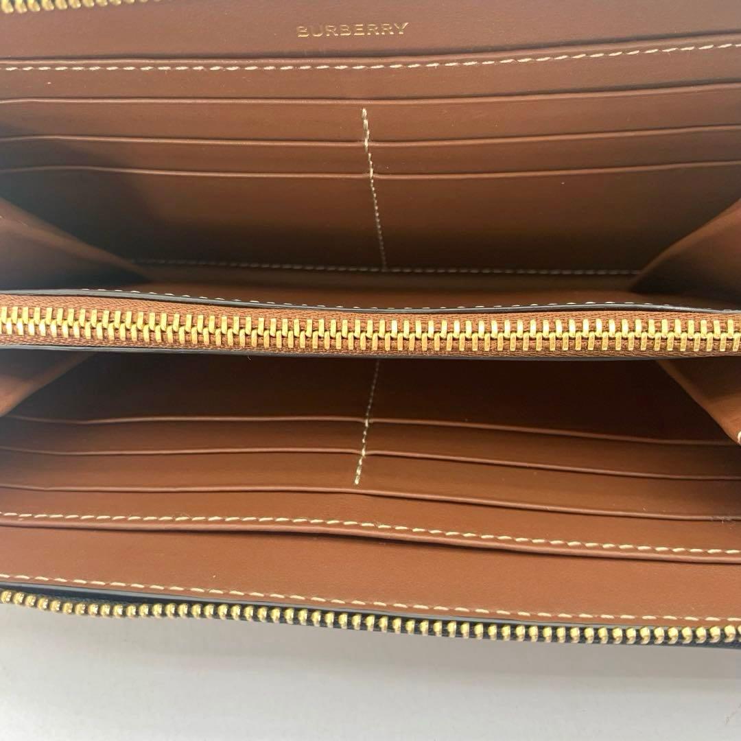 BURBERRY バーバリー ホースフェリープリント ラウンドジップ長財布