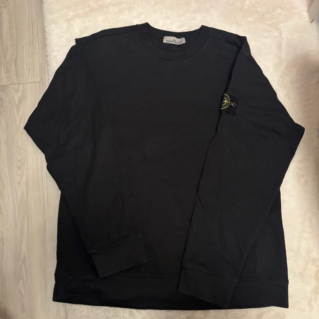 STONE  ブラック 長袖トレーナー 正規品 L