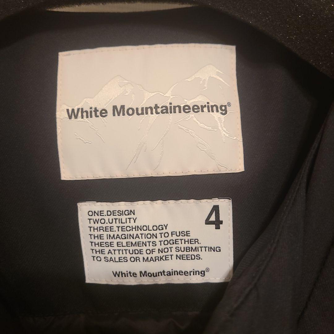 White Mountaineering ノーカラージャケット サイズ4