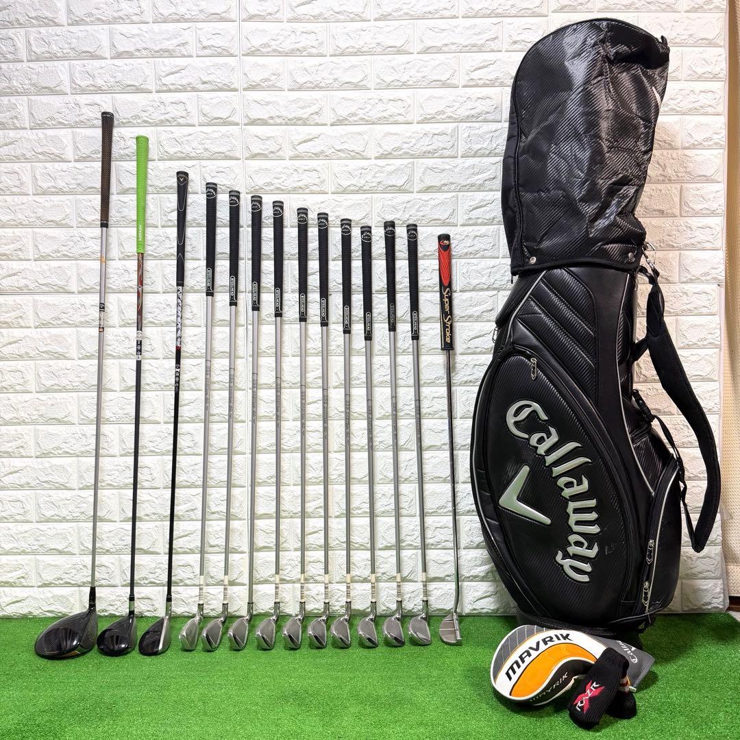 ゴルフセット　豪華　キャロウェイ　ラウンド仕様　フルセット　本格派　すぐ使える