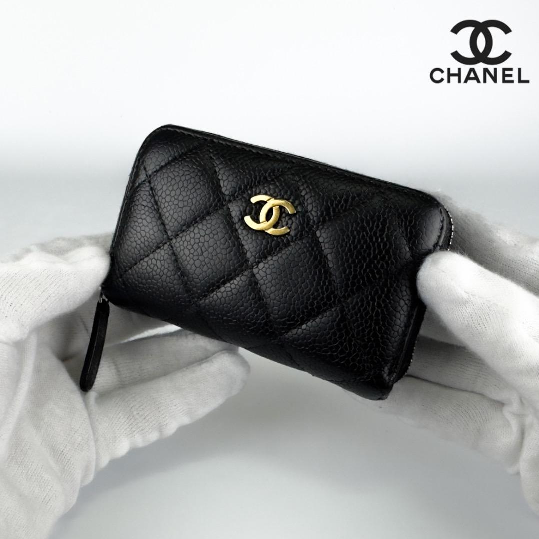 正規品　CHANEL シャネル　マトラッセ　ジップ　ケース　小銭入れ