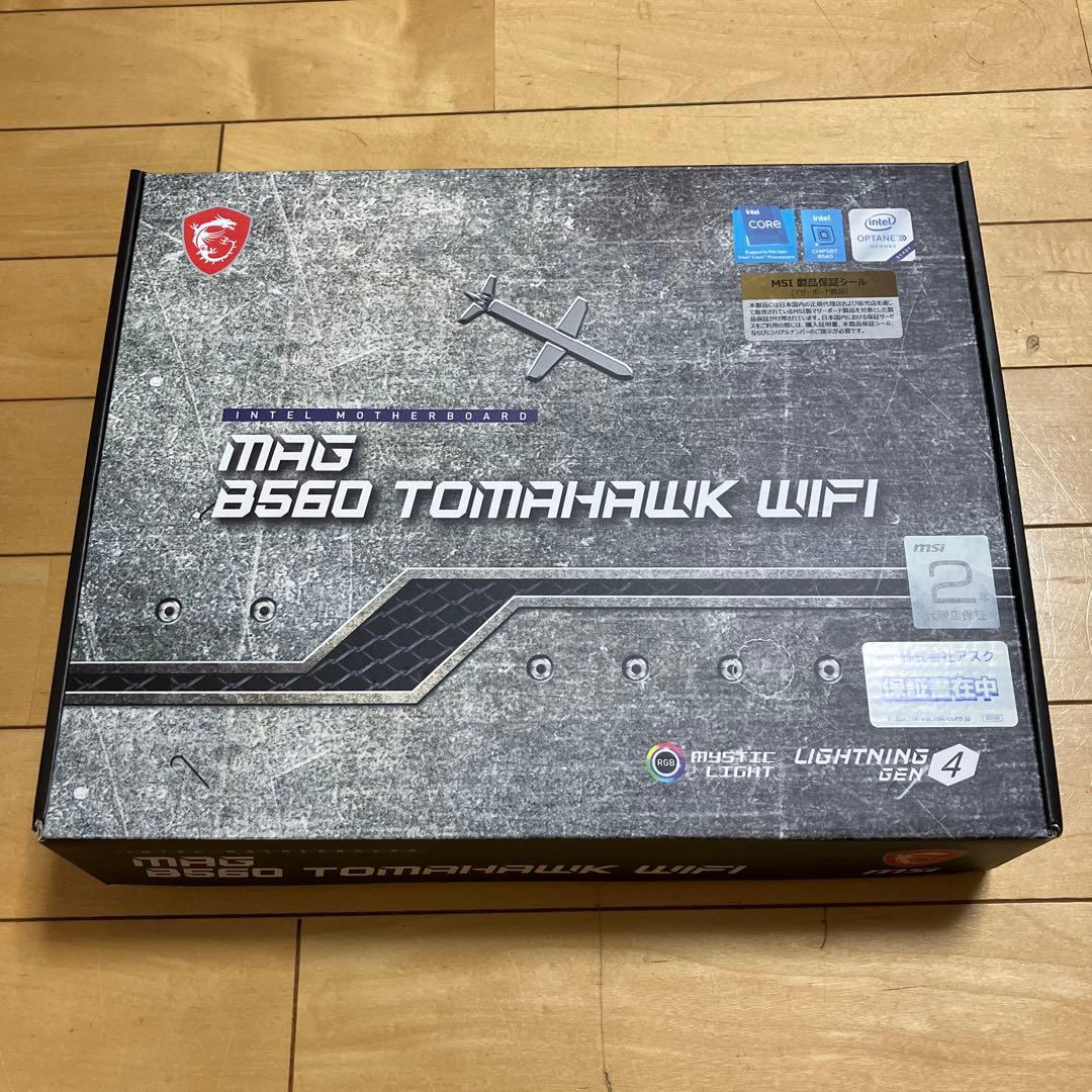 【CPU取り付け済み】MSI MAG B560 TOMAHAWK WIFI