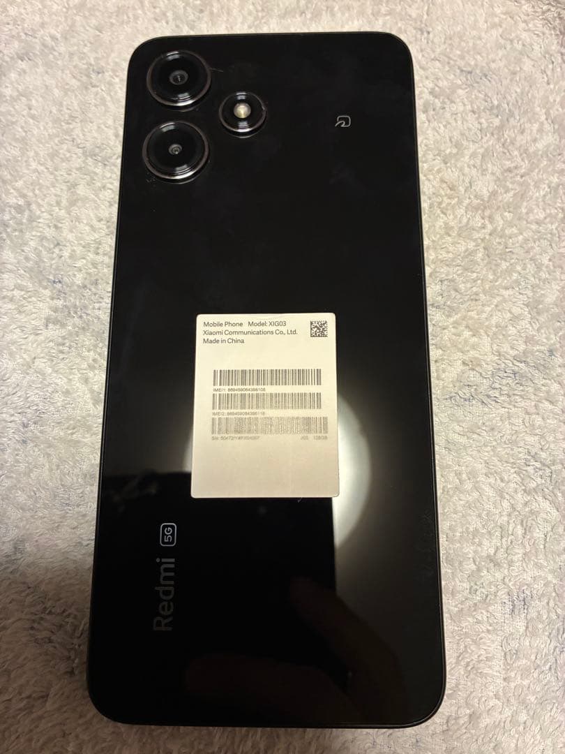 Xiaomi redmi 12 5G 128GB ブラック
