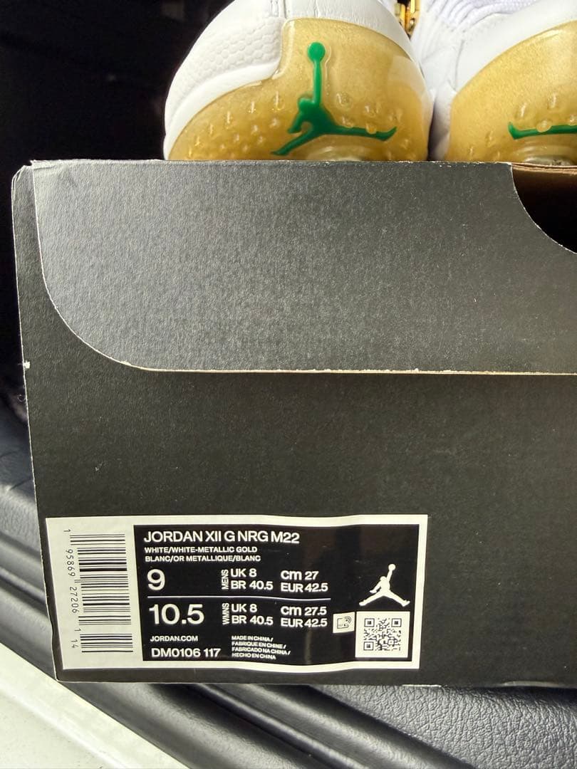 シューズ(男性用) Nike Air Jordan 12 Low Golfllic Gold