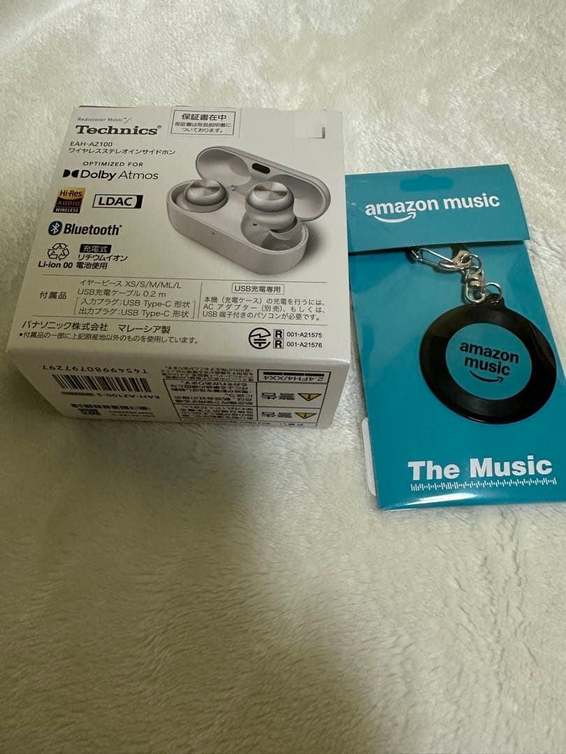 technics EAH-AZ100-K (シルバー) パナソニック　おまけ付き