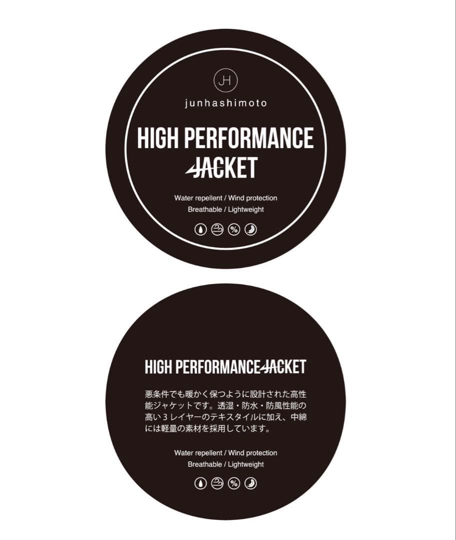 平日限定値下げ　ダブルファスナー ハイパフォーマンス ジャケット
