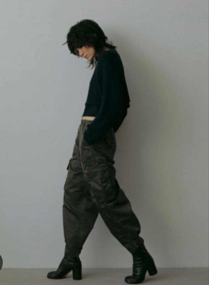 etre tokyo ベルテッドヘムカーゴパンツ