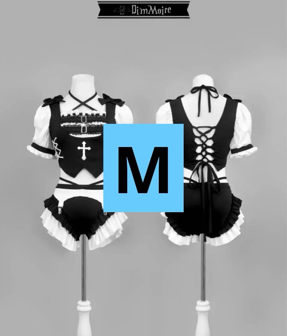 融ける夢の約束スイムウェア Black&White M