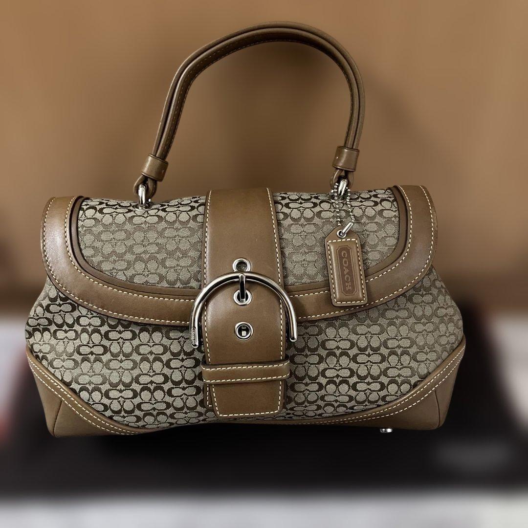 COACH ミニシグネチャー　ハンドバッグ