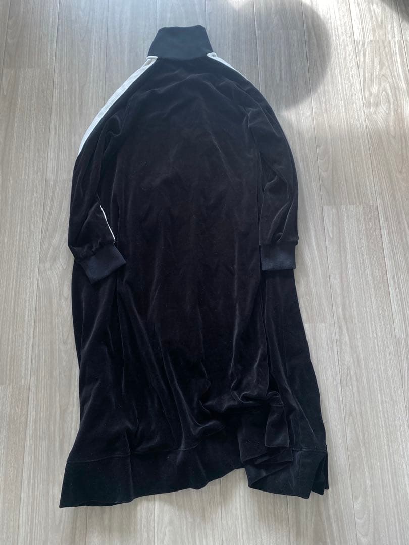 DOUBLE STANDARD CLOTHING ベロアワンピース　チェリー刺繍