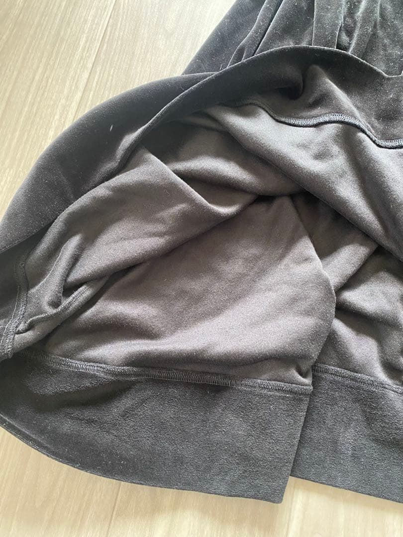 DOUBLE STANDARD CLOTHING ベロアワンピース　チェリー刺繍