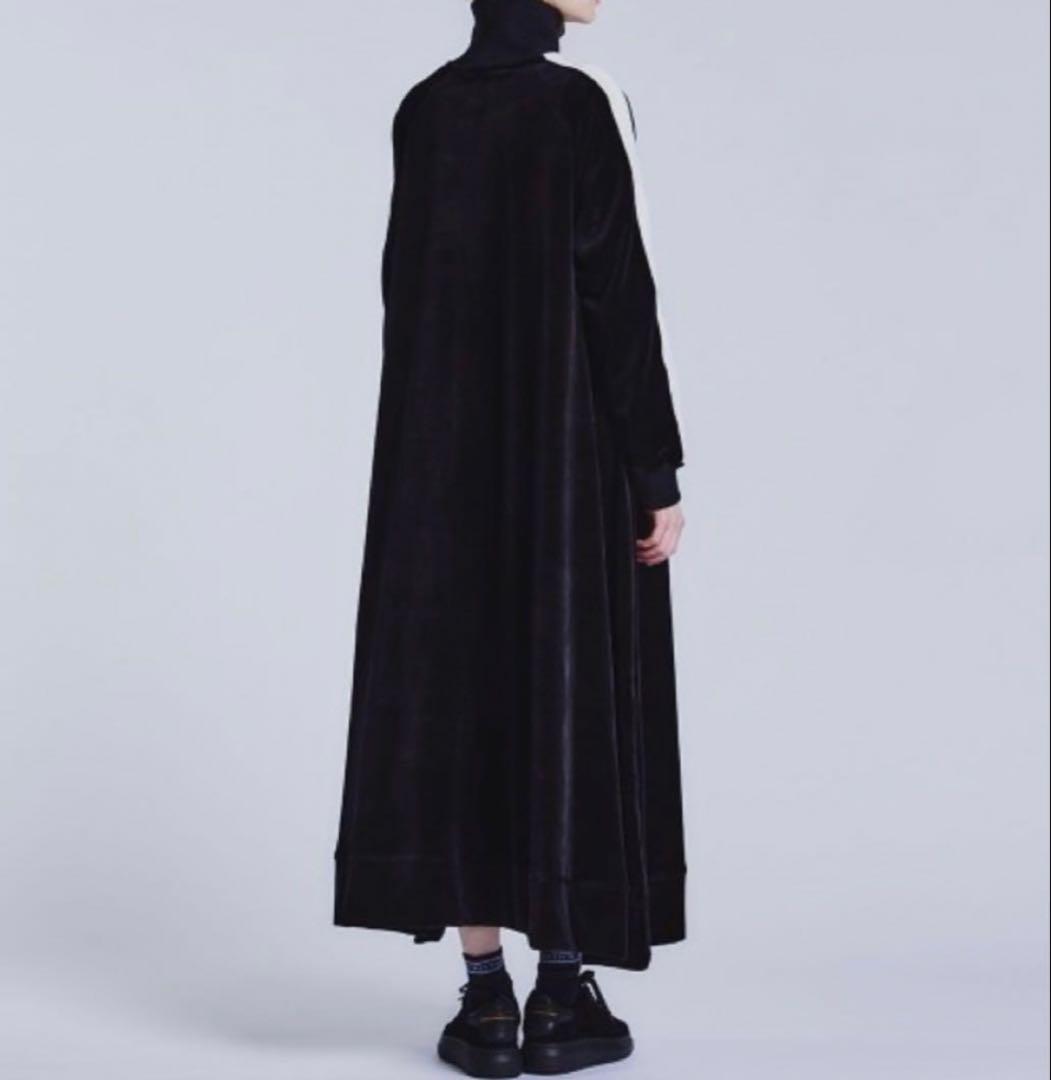 DOUBLE STANDARD CLOTHING ベロアワンピース　チェリー刺繍