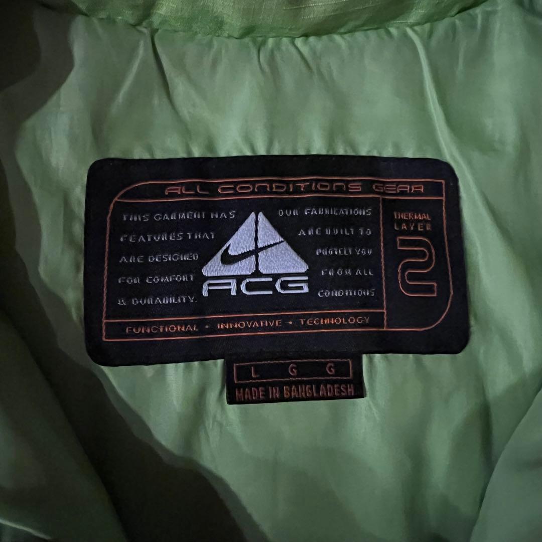 【希少当時物❗️】90s nike acg ダウンジャケット　ナイキロゴ