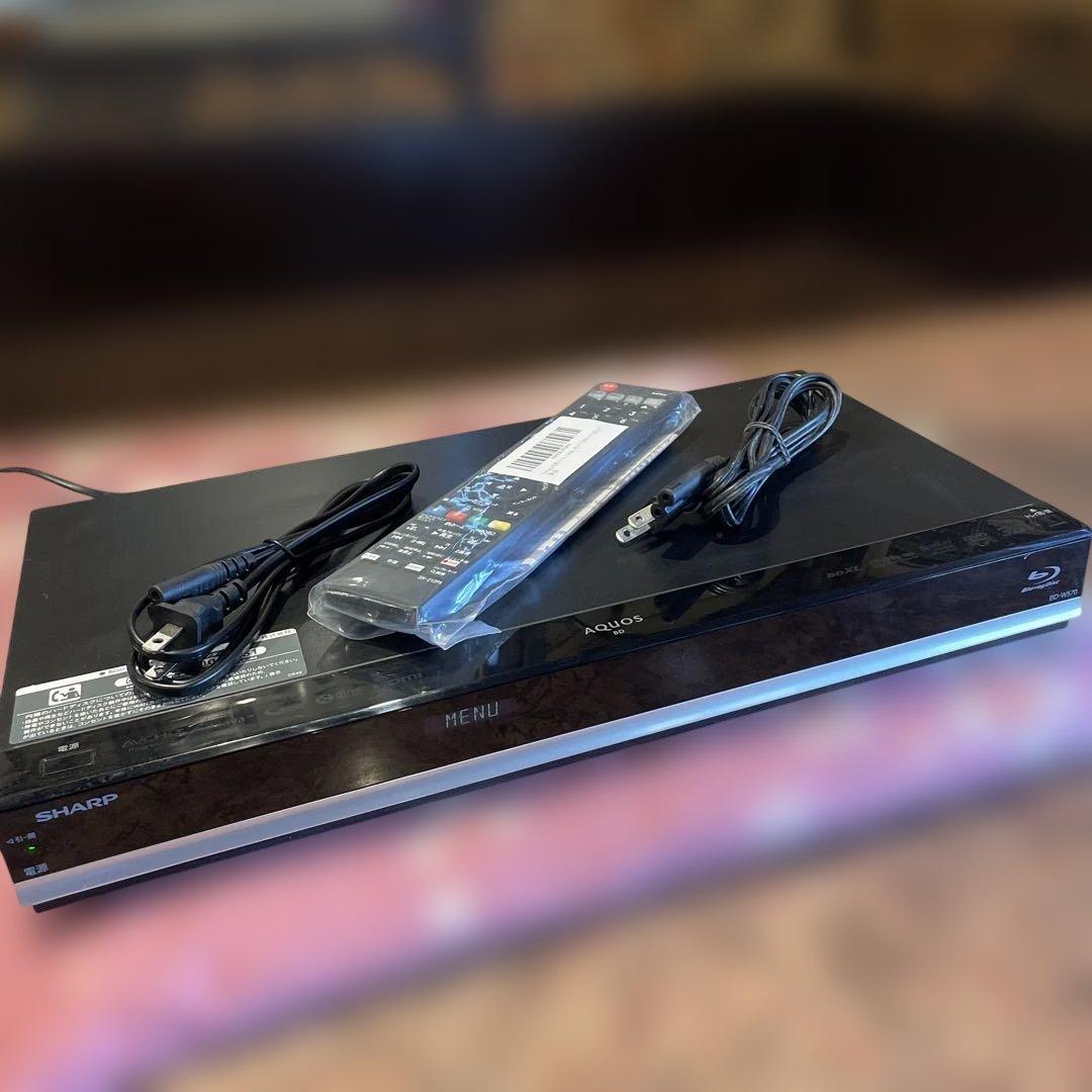 SHARP BD-W570 12倍録 500GB 新品リモ等付フル装備 完動品！