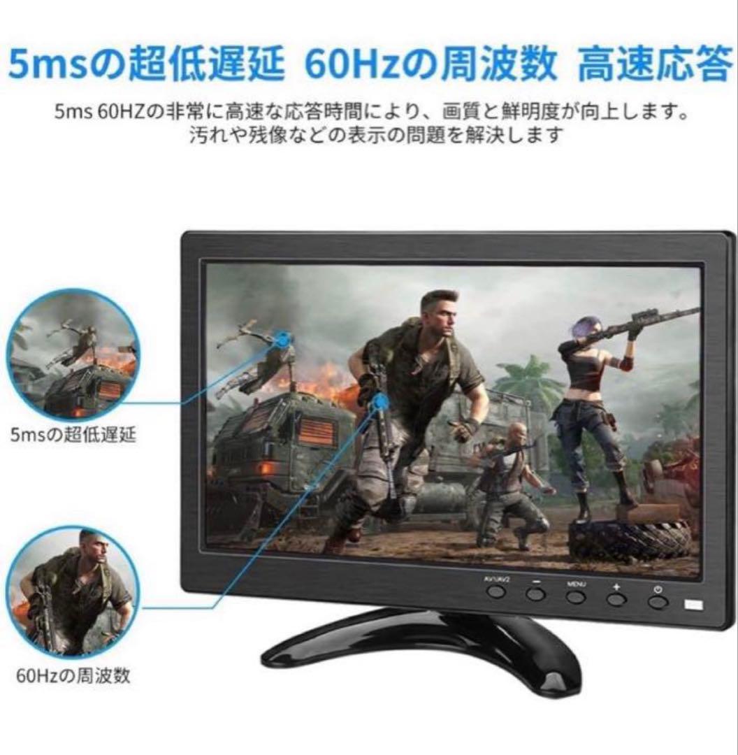 新品！10.1インチモニター液晶小型モニター1280X800 IPS 全視野！