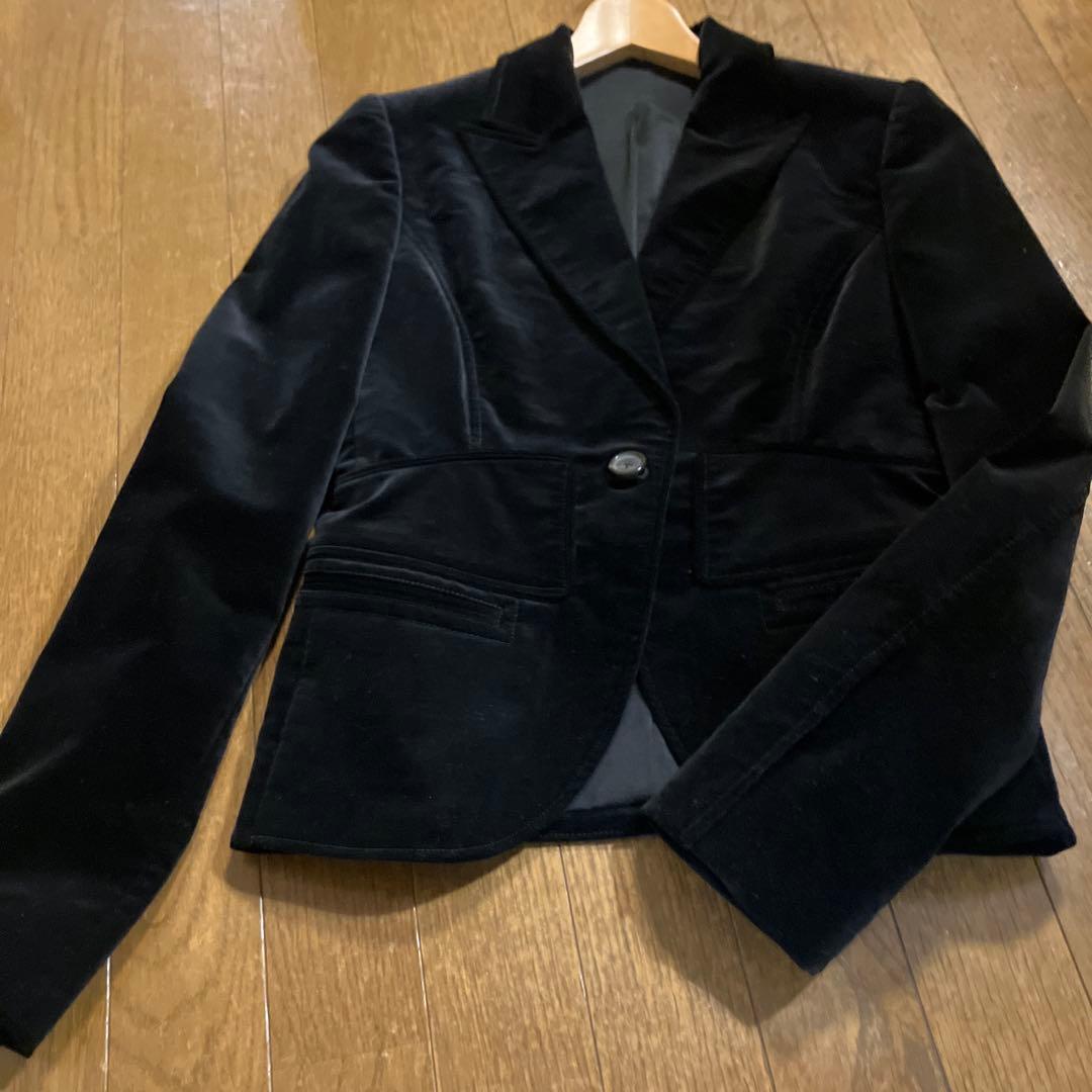 GUCCI ブラック ベロア　テーラードジャケット　トムフォード期