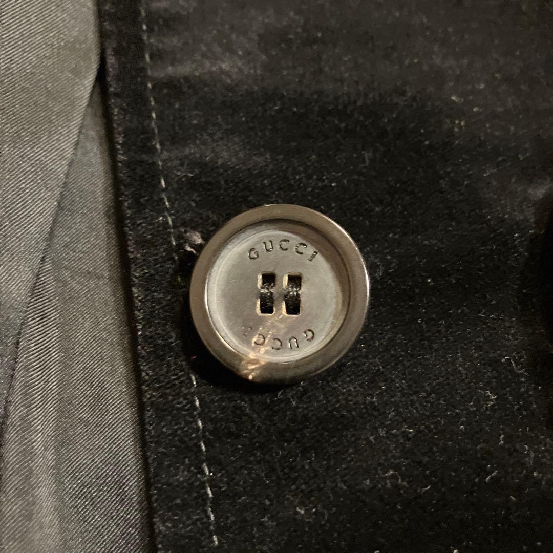 GUCCI ブラック ベロア　テーラードジャケット　トムフォード期