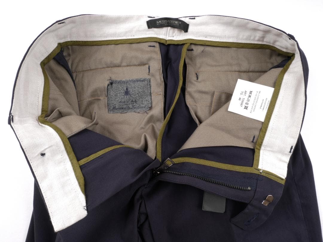 MESSAGERIE◆Made in Italy◆46◆秋冬 ネイビー　パンツ