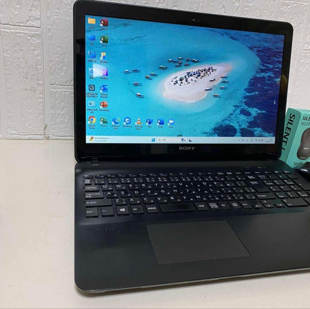 Windows11 オフィス付き　Corei7 メモリ8GB SONYノートPC