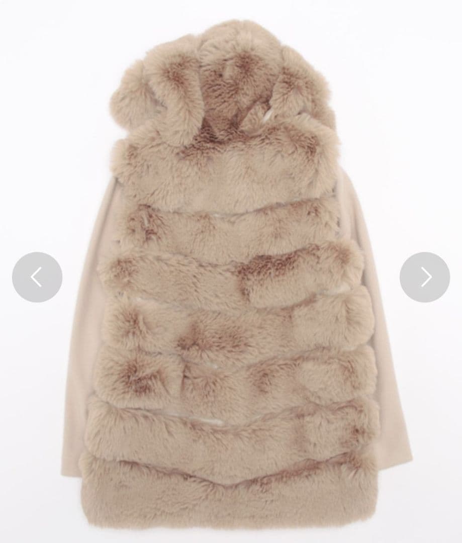 【JENNE】２wayファーベスト＆コート