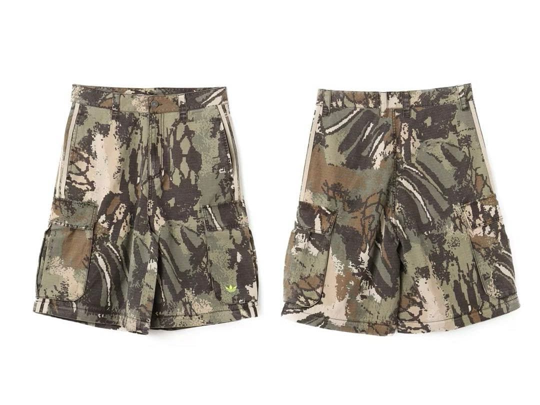 【正規品】美品 即完売 adidas ジップオフカーゴパンツ 迷彩 マルチカモ